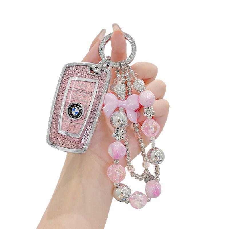 Premium Key Case for BMW 3, 5 Series, X1, X2, X3, X5, 320li, 525li, I3 - Elegant Design for Women