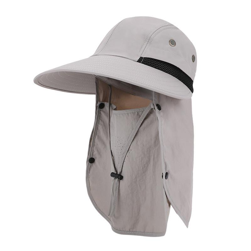 Fisherman Hat Summer Sun Protection Wide Brim Cap For Outdoor Hiking And Beach