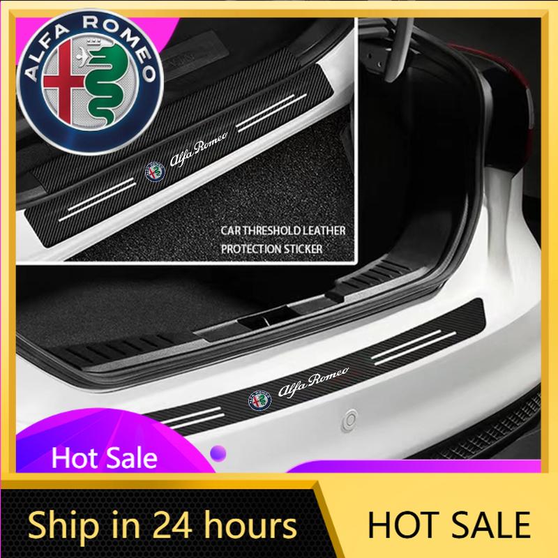 Autostickers Voor Alfa Romeo Autodeurstijl Koolstofvezel Sticker Auto Beschermstrip Waterdicht Voor Alfa Romeo 4C 159 166 Spider