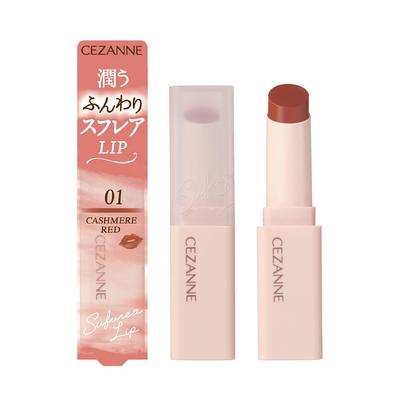 Cezanne Souffle Lip 01 Cashmere Red Matte Lip Hoge Hechting 4,2g