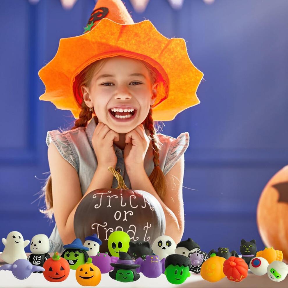 Halloween Pumpkin Squeeze Toy  Portable Pocket Fidget For Kids Teens Adults, Stress Relief And Study Concentration