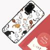 Coque de téléphone collage de chats de dessin animé mignons pour Samsung Galaxy S24 S26 Ultra S20 S21 S22 S23 S25 Plus S10 S25 FE Coque