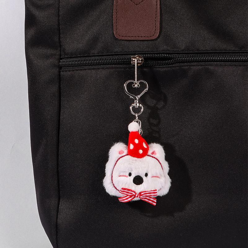 Girl'S Kawaii Pendant Cute Little Animal Figurines Sweet Girlish Doll Accessories Versatile Keychains Pendants