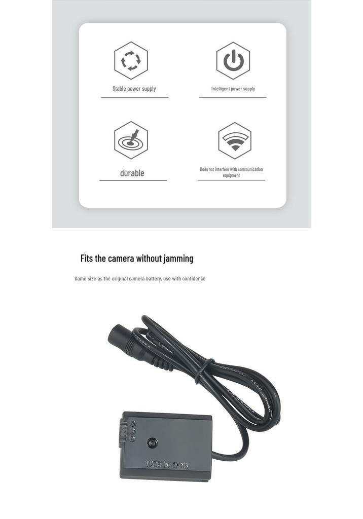 PW20 PD/Type-C Adapter for Sony Mirrorless Cameras: A7S2, A6000, A6300, A7RIII, FW50
