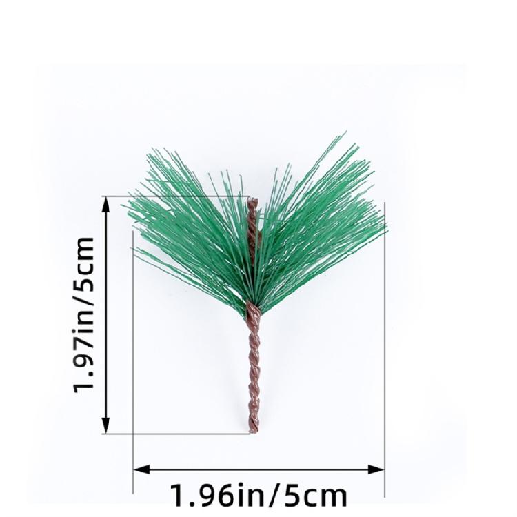 Künstlicher Kiefernnadelzweig Weihnachten Künstliches Grün Kiefernzweig Blatt