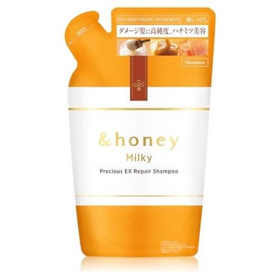 honey Milky Precious EX Repair Shampoo Refill Creamy Version Up 385ml