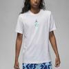 Air Jordan Graphic Print Crew Neck T-Shirt Men Tops White FD0623-100