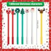 50 Pieces Christmas Gel Ink Pen Novelty Christmas Rollerball Pens Black Gel Ink Christmas Characters Stick Pen Christmas, Gift