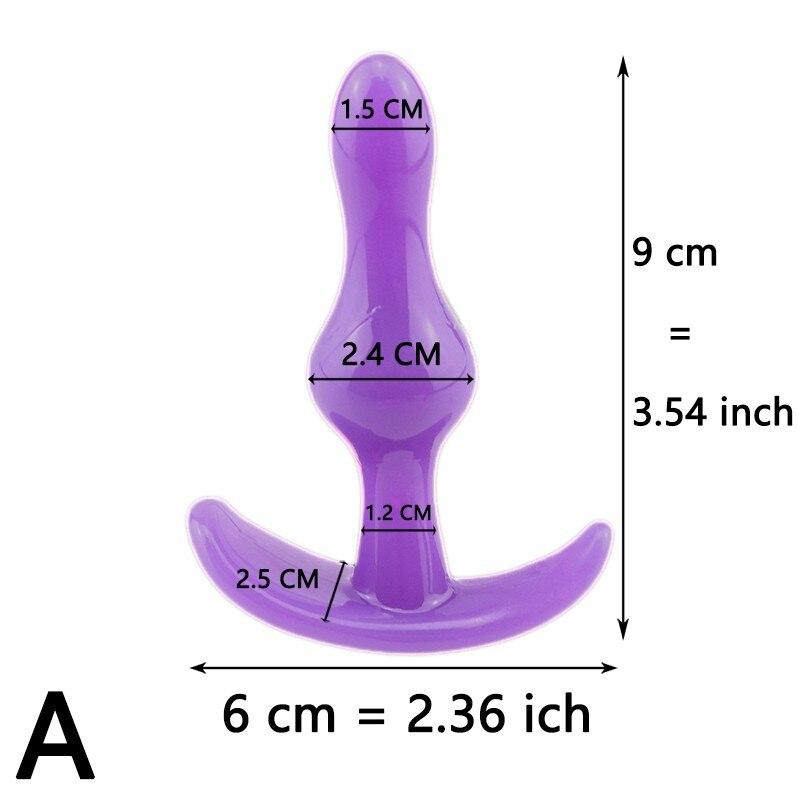 Soft Silicone Anal Plugs Prostate Massager Butt Plug Beads G-spot Erotic Sex Toys Anus Trainner Mini Dildo Erotic Gay