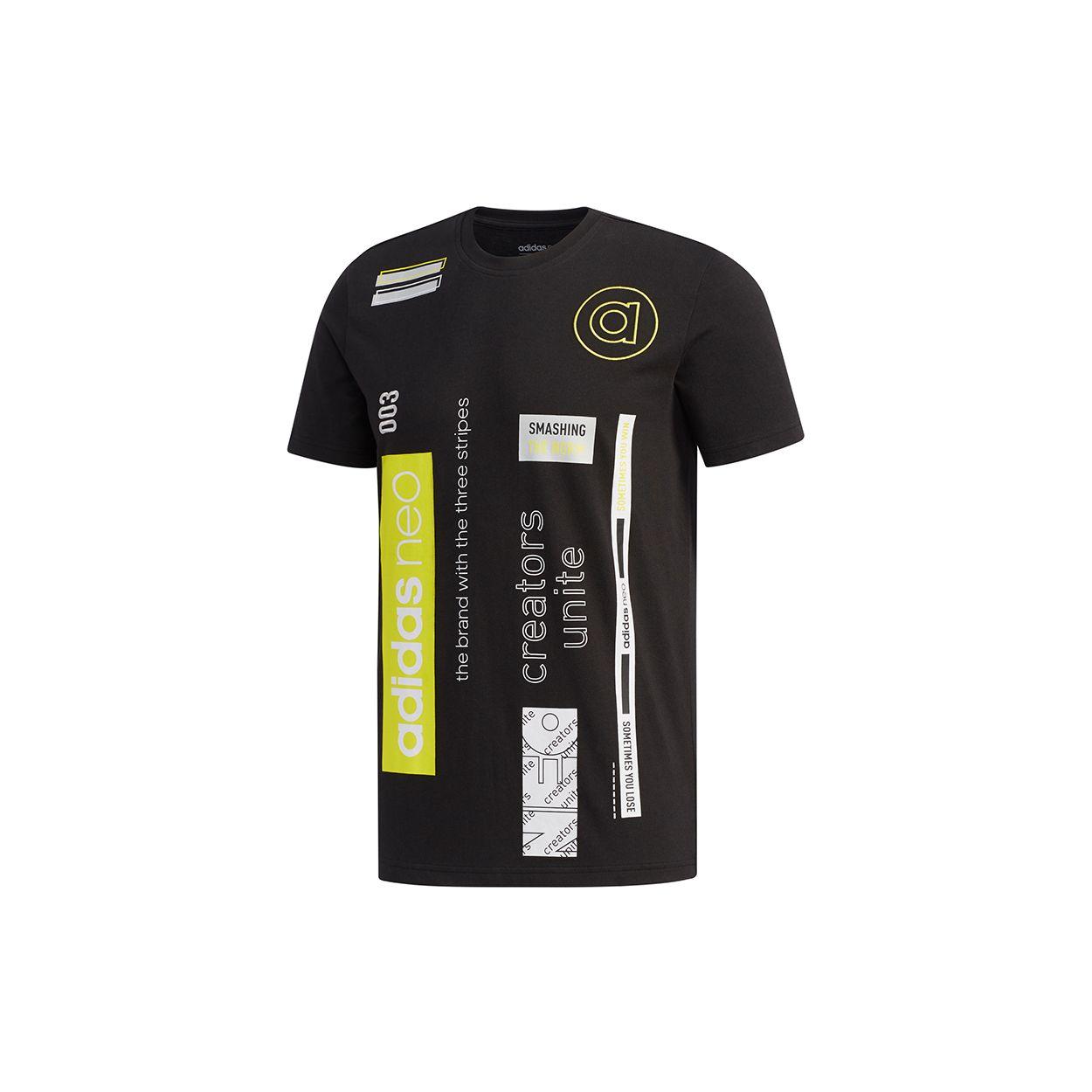 adidas neo M CS Bth SS Tee Black EJ7075 S