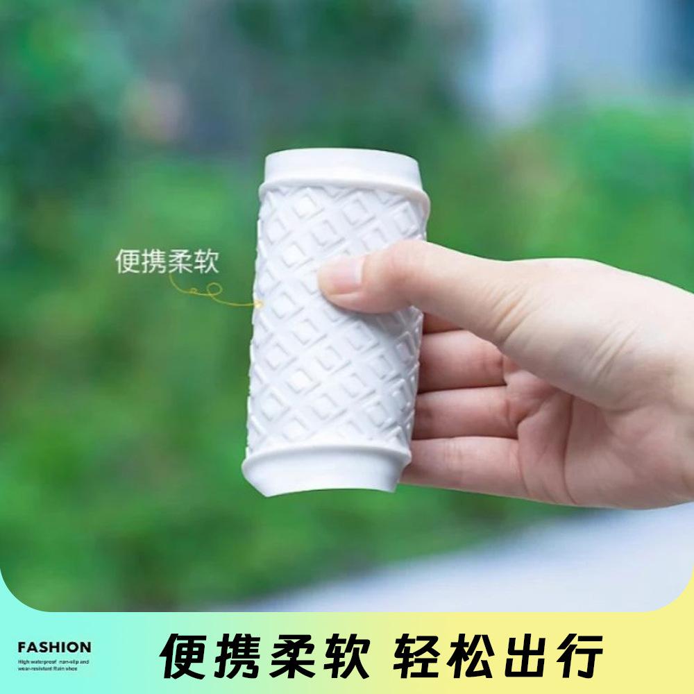 Water Shoe Anti-skid Rain Shoe Cover PVC Thickened Wear-resistant Outdoor Rain-proof Shoe Cover Outer Wear Men's and Women's Rain Boots