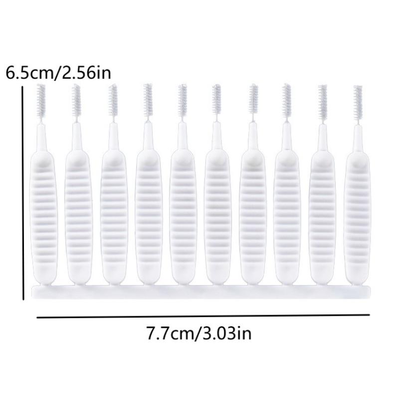 10Pcs/Set Shower Head Hole Cleaning Brush Anti-Clogging Pore Gap Cleaning Tools Kitchen Bathoom Phone Hole Clean Small Brushes