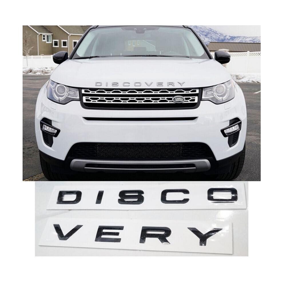 2-Set Land Rover Discovery 5 Bonnet & Tailgate Lettering Kit – Front Hood + Rear Boot Decals