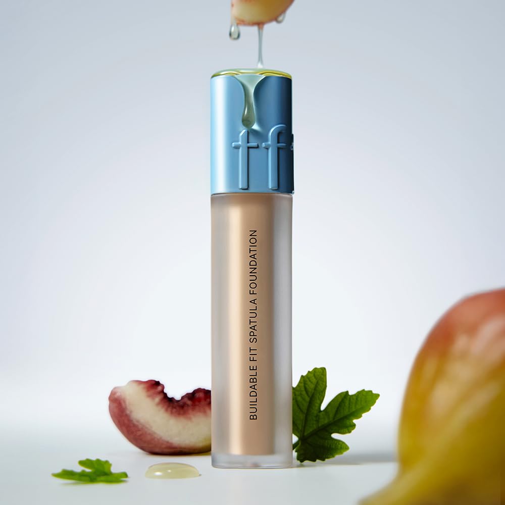 Buildable Fit Spatula Foundation G1.5 GREENERY / 15ml / Integrated Spatula / Semi-Matte / Coverage / Spatula Foundation / All-in-One