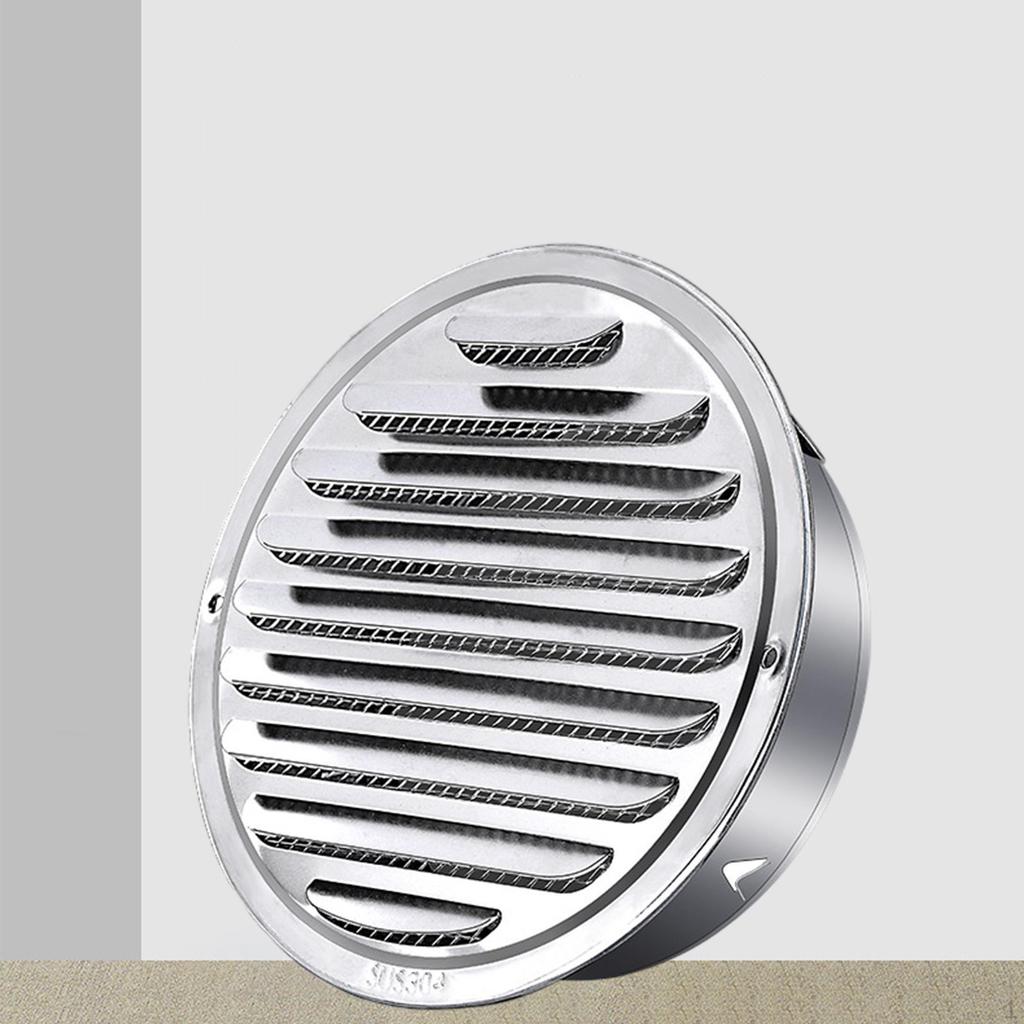 Louvered Grille Cover Vent Hood Stainless Steel Grilles Flat Ducting Ventilati External Wall