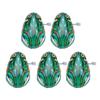 5 PCS Clockwork Pet Toy Iron Sheet Frogs Suitable for Cat Dog Playing Accessories(Clockwork  Spring SemiAutomatic