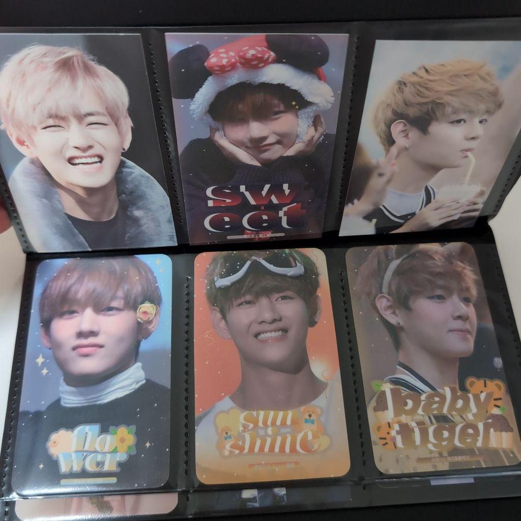 [USED] BTS Taehyung trading cards (60 pieces)