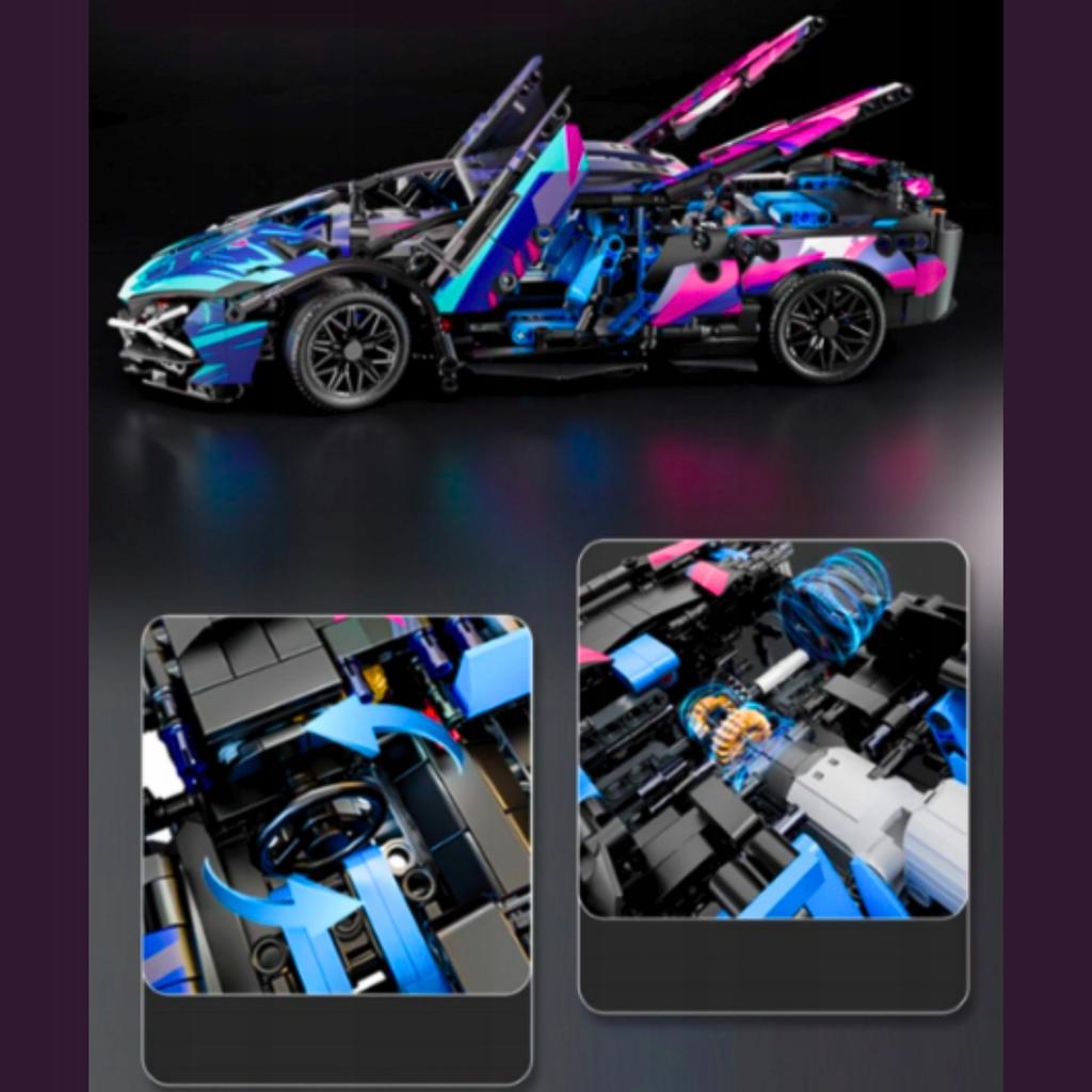 Construction Bricks Car Set Lamborghini 1280 Pcs.