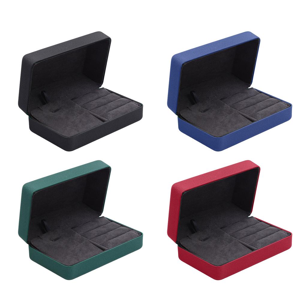 Praktischer Schmuckorganizer Mini Aufbewahrungsbox Damen Tragbarer Präsentationskoffer Eleganter Schmuckorganizer für den Valentinstag