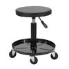 Car Repair & Maintenance Stool with Tool Tray and Universal Wheels