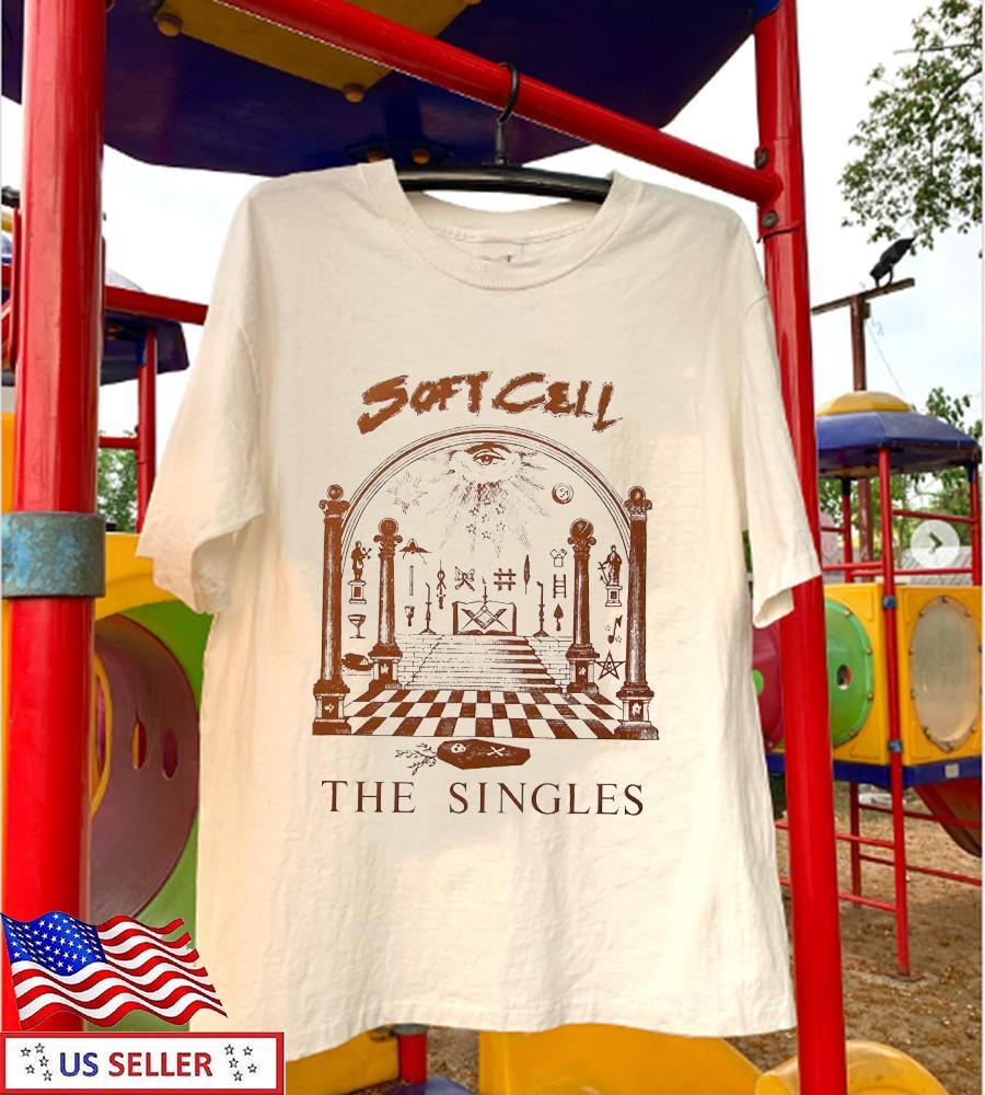 Soft Cell Band The Singles White  Full Size S-5XL SN617 Unisex T-Shirt S