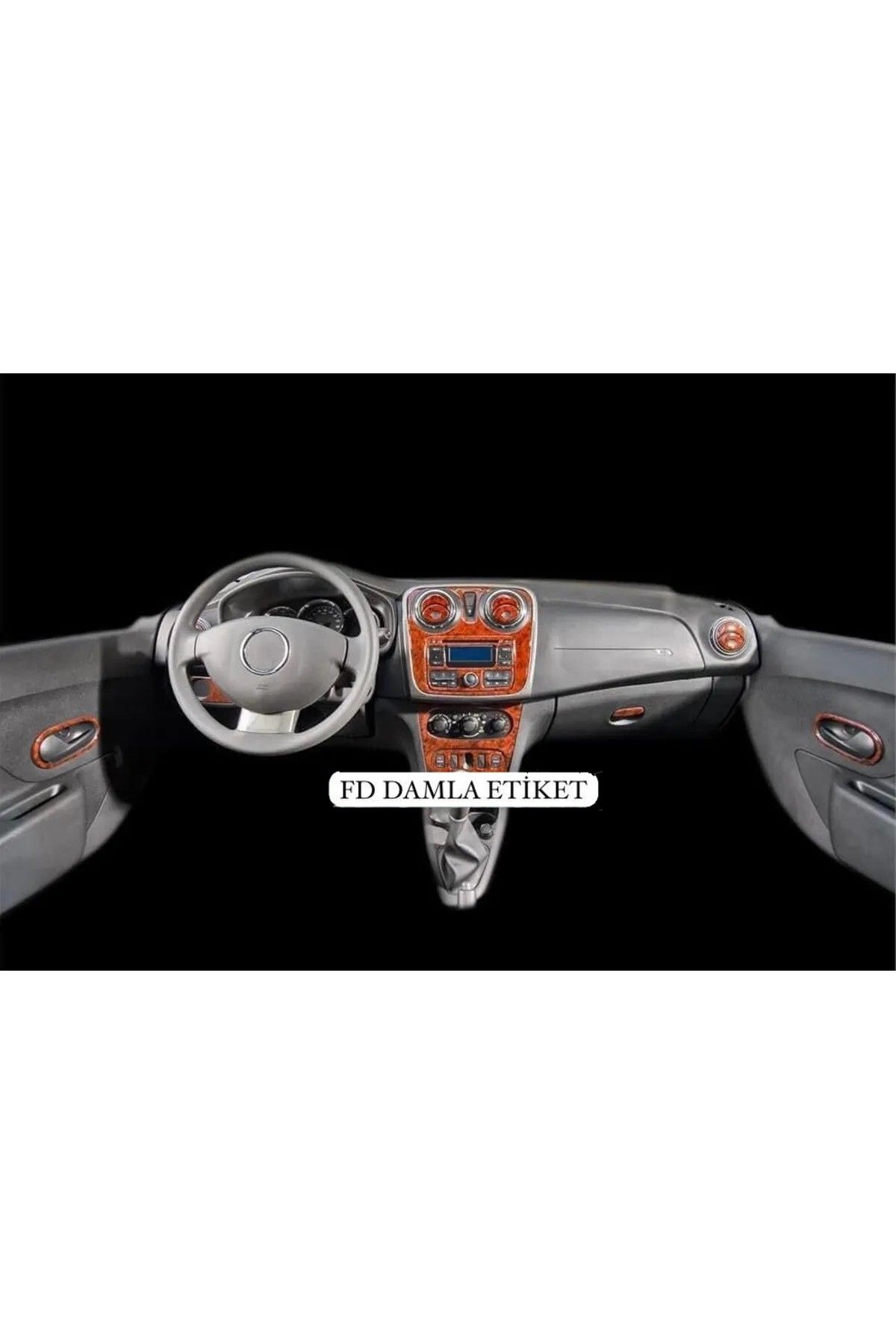 

Renault Symbol 2012 - 2019 Torpido, Konsol, Trim, Göğüs Maun Kaplama Maun Renk