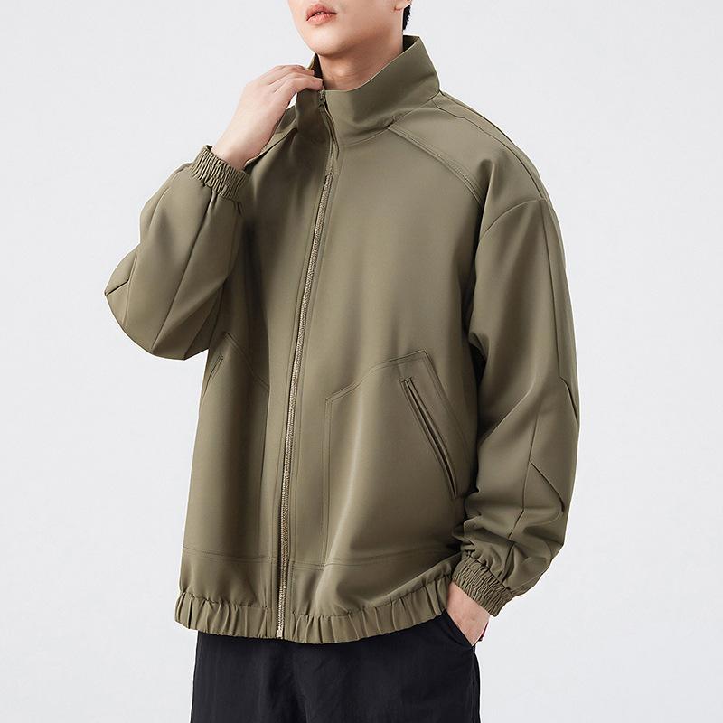Stand-up Collar Jacket Men's Spring Clothing New Men's Slim-fit Youth Outdoor Casual Jacket
