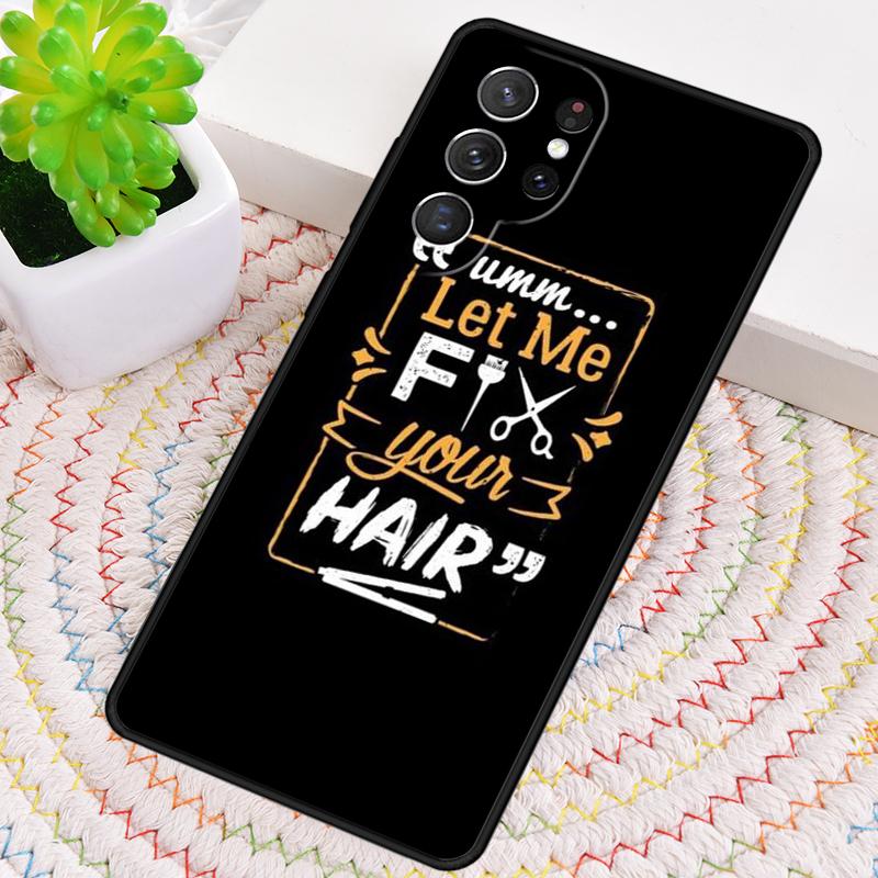 Barber Shop Hair Stylist Phone Case for Samsung Galaxy Note 10 Pro S26 Ultra S23 S24 FE S25 S21 S22 PLUS Shockproof Cove