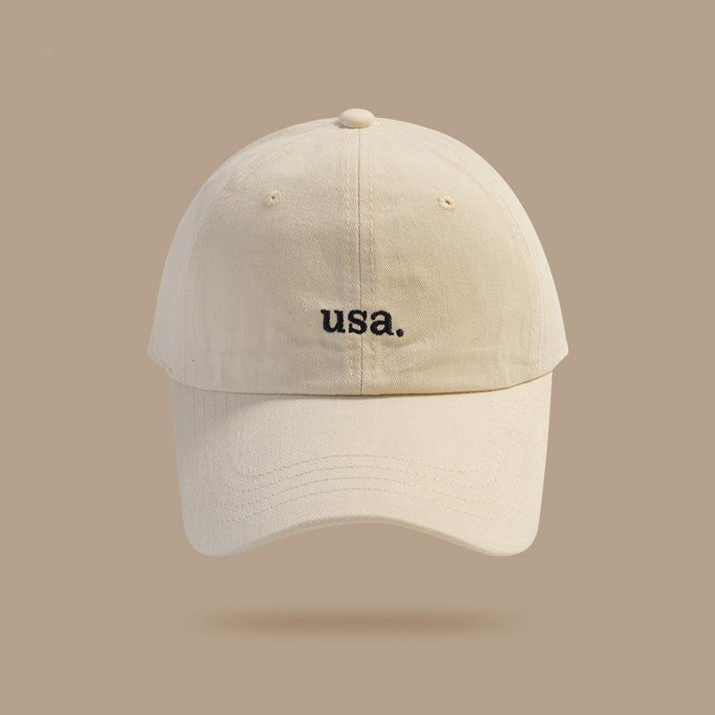High Quality Hats Men's and Women's Embroidered Soft Top Caps Versatile Street Students Couple Baseball Caps Show Small Face