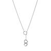 TIFFANY &CO. Three-ring Original Design 925 Silver Necklace Women's Silver 22992149-silver 18 Inches