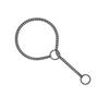 Chic Adjustable Lasso Hoop Necklace Unique Stainless Steel Lasso Necklace Accessory Personalized Neckchain Adornment