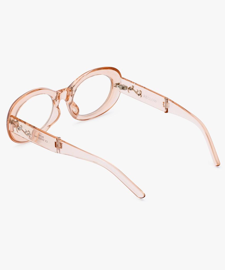 Likkeullou Rc Duye Folder Blue Light Glasses Peach
