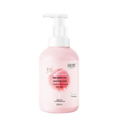 Baby 2-in-1 Bubble Shampoo & Body Wash with Peach Extract, 550ml