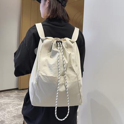 Rucksack für Herren mit Kordelzug, große Kapazität, hoher Wert, lässiger Reise-Rucksack für Damen, Schultertasche für Outdoor, Pendeln