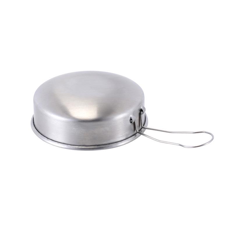 Outdoor Stainless Steel Alcohol Stove, Portable Liquid Fuel Camp Stove, Picnic Cookware Hot Pot