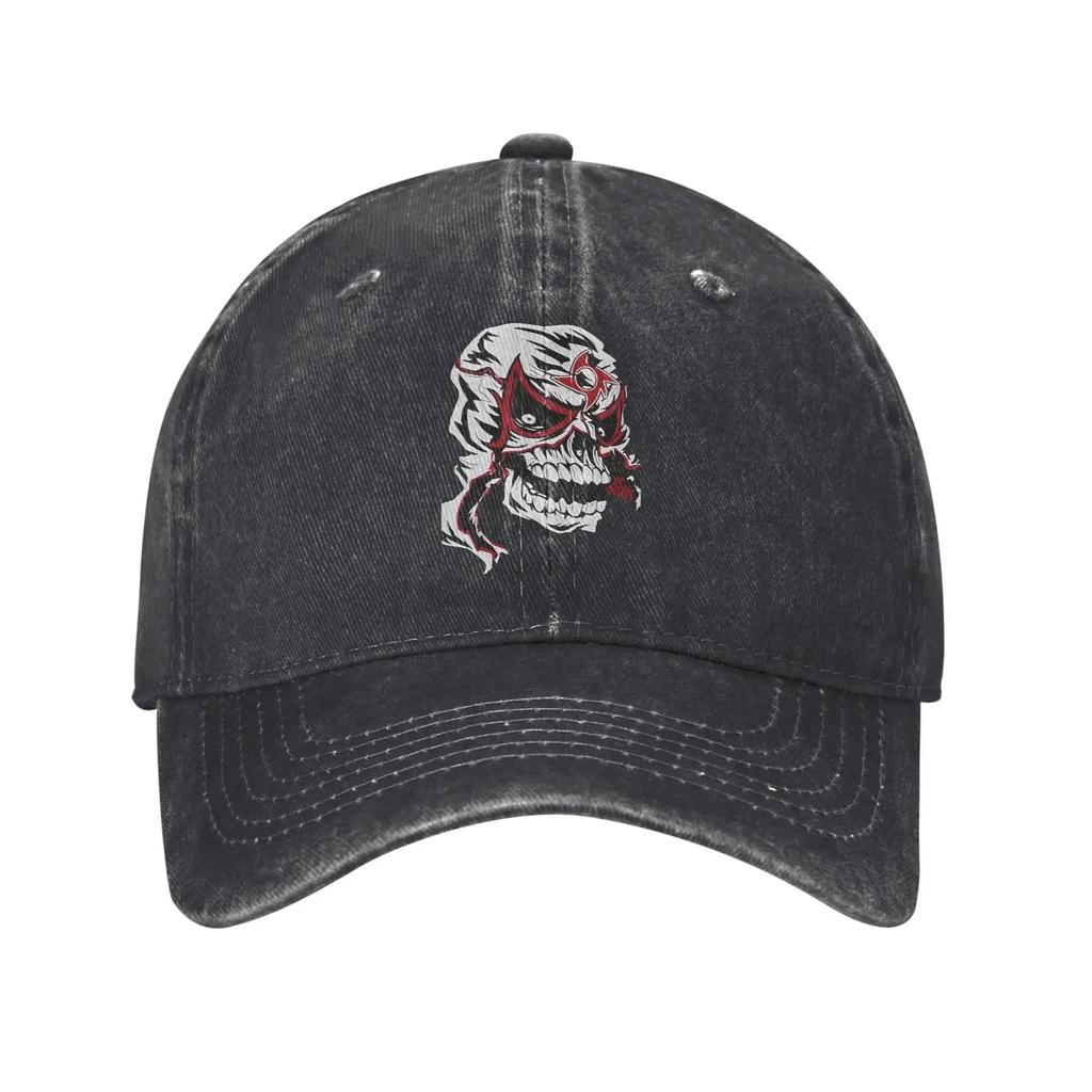 Retro Penta Pentagon Mexican Baseball Cap Distressed Denim Sun Cap Wrestling Entertainment Activities Adjustable Caps