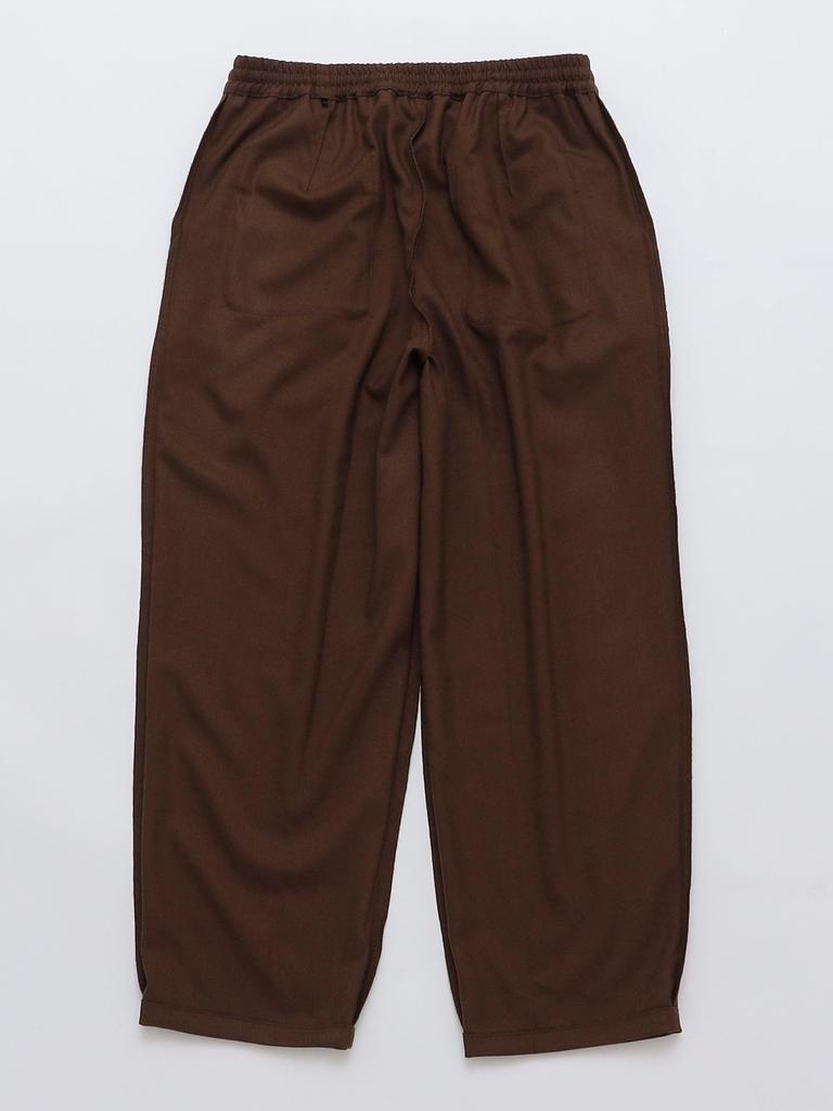 Ships Colors Men's Machine Washable TR Tapered Wide Trousers, Brown, Size S (213130127)