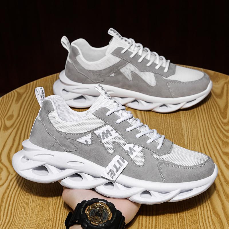 Sommer neue Herren Freizeitschuhe Mode atmungsaktive Mesh Schuhe Plateauschuhe Sport Laufschuhe