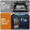 Misoso Cargo Net for Vehicles, Luggage Net, Roof Rack, 90 x 120cm, Truck Bed, Excellent Stretchability, Luggage Storage, Luggage Securing, Prevents Ca