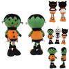 Cute Halloween Plush Figurines Ghost Black Cat Decorations