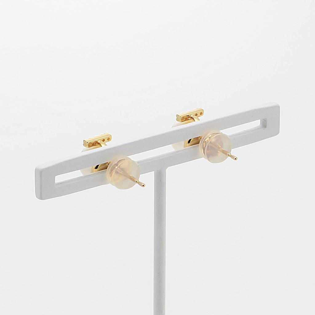 [Official] ESTELLE Women's Earrings in 10K Yellow Gold with June Birthstone Akoya Pearls (Product Code: 0242-0536-0019-0000)