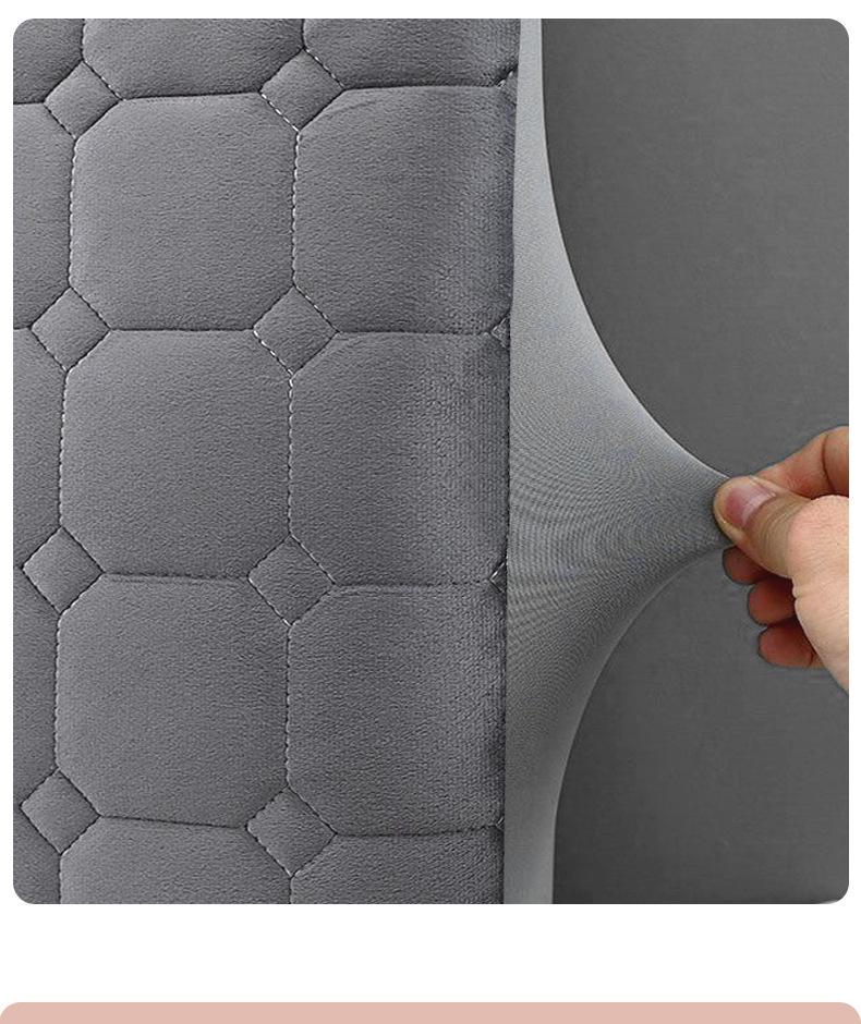 Bedside Cover - Solid Color, Universal Fit, All-Season Cotton Dust Protector