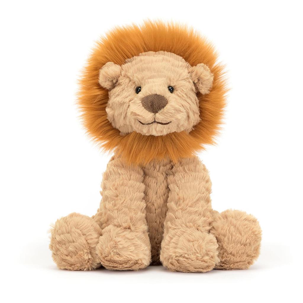 Jellycat Fuddlewuddle Leeuw Knuffel – Premium Zacht Knuffeldier, 23 cm Zittende Hoogte