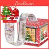 Santa Christmas Themed House Pattern Money Box Gift Box For Gifting Festive