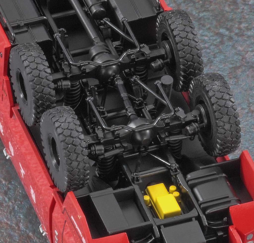 Hasegawa Science World Series Rosenbauer Panther 6x6 Flughafen-Chemiefeuerwehrwagen Plastikmodell SW05 1/72