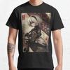 NieR:Automata 2B Japanese Ukiyo-e Kimono & Umbrella Graphic Black T-Shirt | Action RPG Game Fan Streetwear Merch Tee