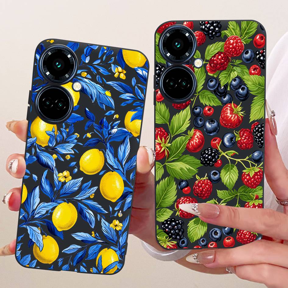 For Tecno Camon 19 Pro CI8 Case Camon19 Pro 5G CI7n Cover Pretty Butterfly Soft Silicone Black Cover For Tecno Camon 19 Neo Etui