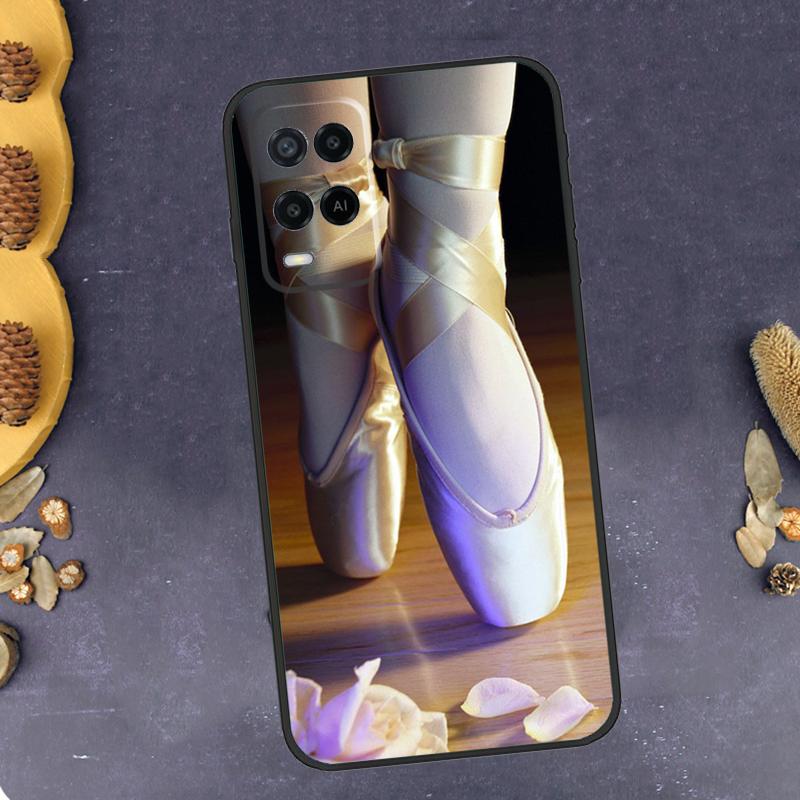 

Ballet Shoes Phone Case For Oppo A40 A60 A80 A78 A98 A18 A38 A58 A74 A94 A54 A16 A76 A96 A15 A17 A77 A57S OPPO A57 5G