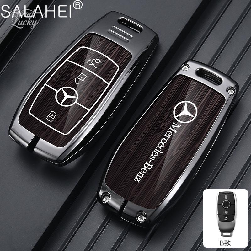 YDC4   Alloy Car LOGO Remote Key Cover Case be suitable For Mercedes Benz C S Class W206 W223 S350 C200 C260 C300 S350 S400 S450 S500 