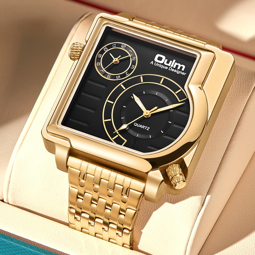 Montre-bracelet à quartz pour hommes avec bracelet en acier inoxydable et affichage analogique pour les occasions professionnelles et décontractées